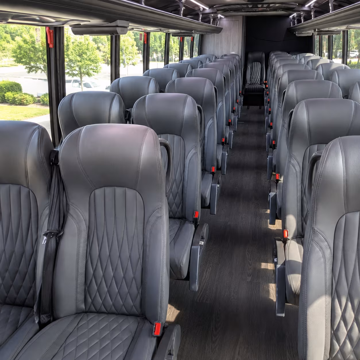 macon event transportation onboard seating