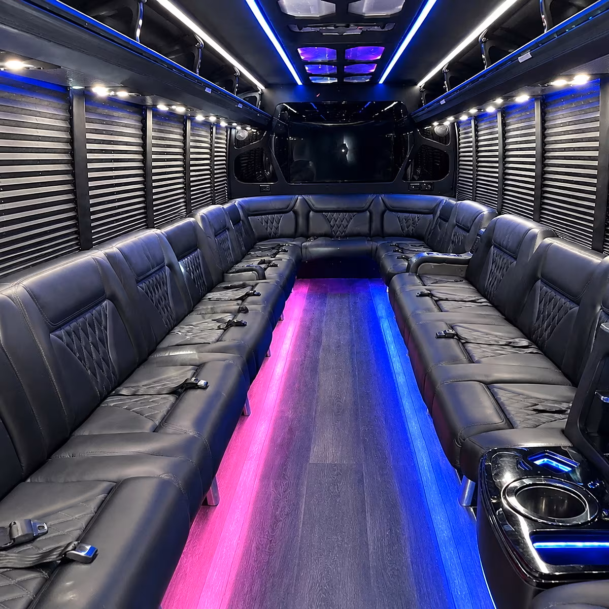 macon party bus interior