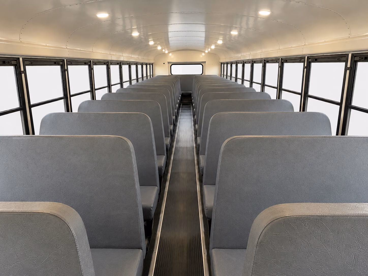 macon school bus interior