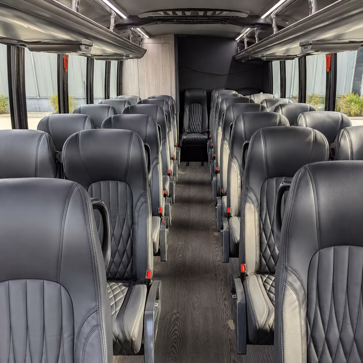 macon wedding transportation onboard seating